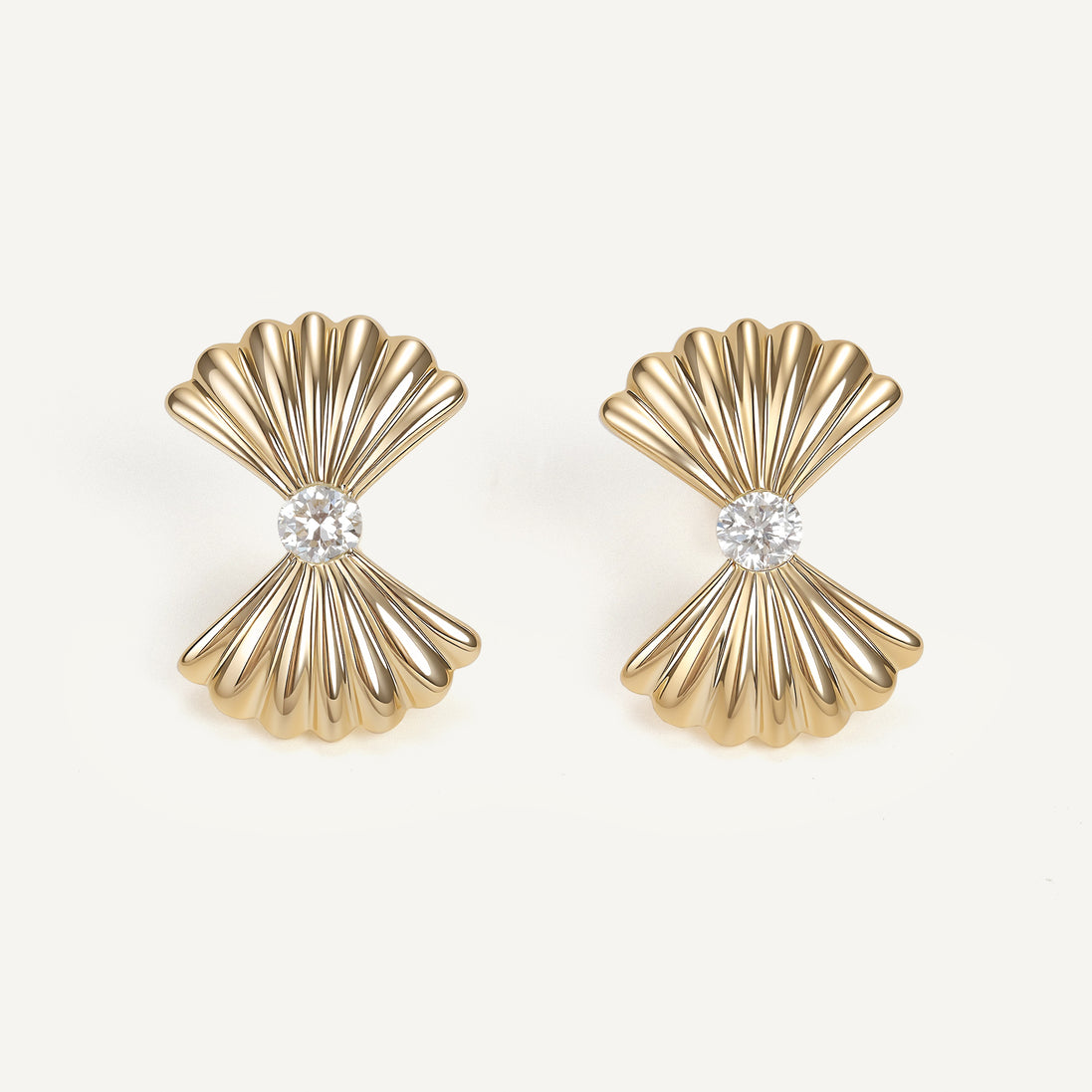 Shelléa Earrings 18K Gold Lab-Grown Diamond