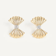 Shelléa 18K Gold Diamond Earrings