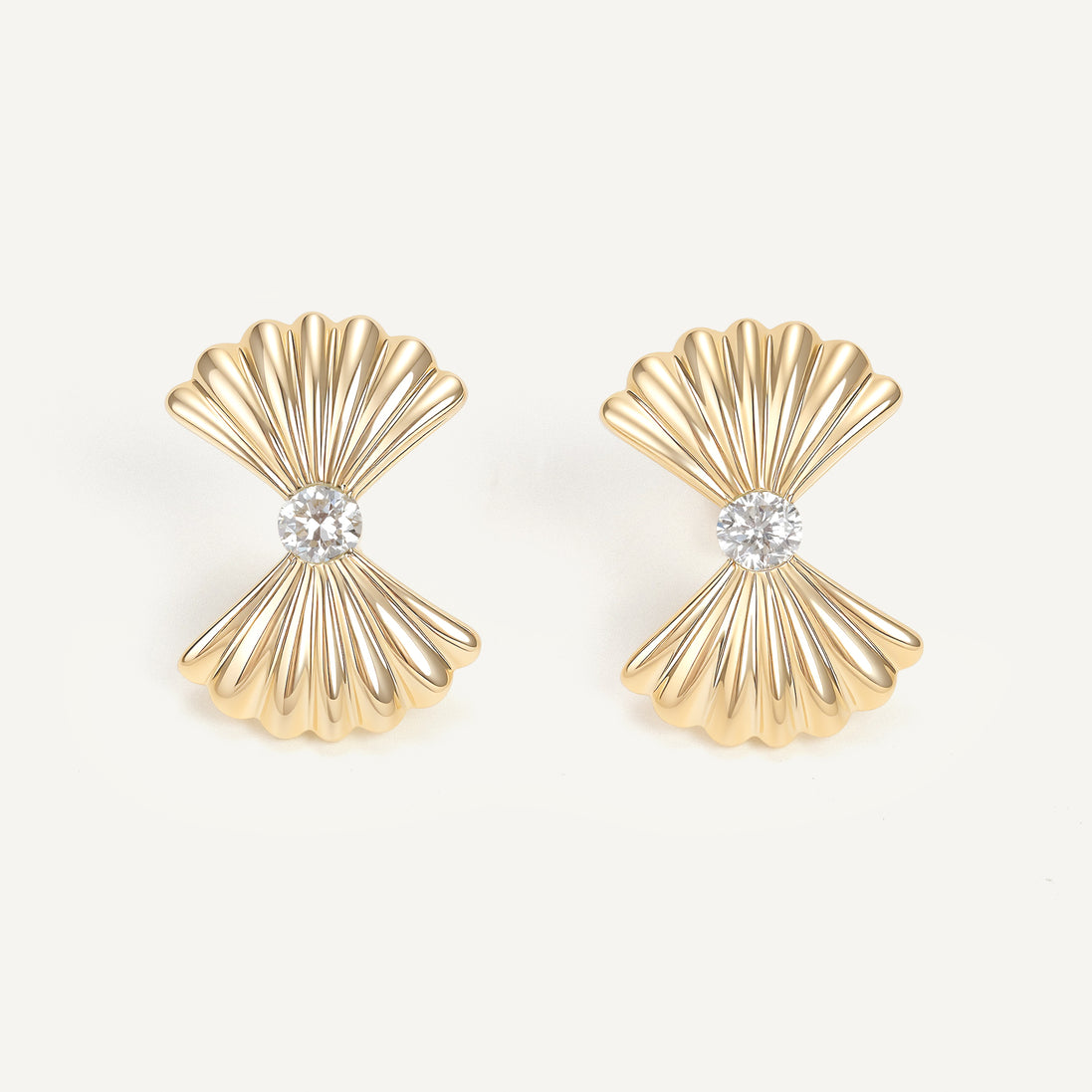 Shelléa Earrings 18K Gold Lab-Grown Diamond