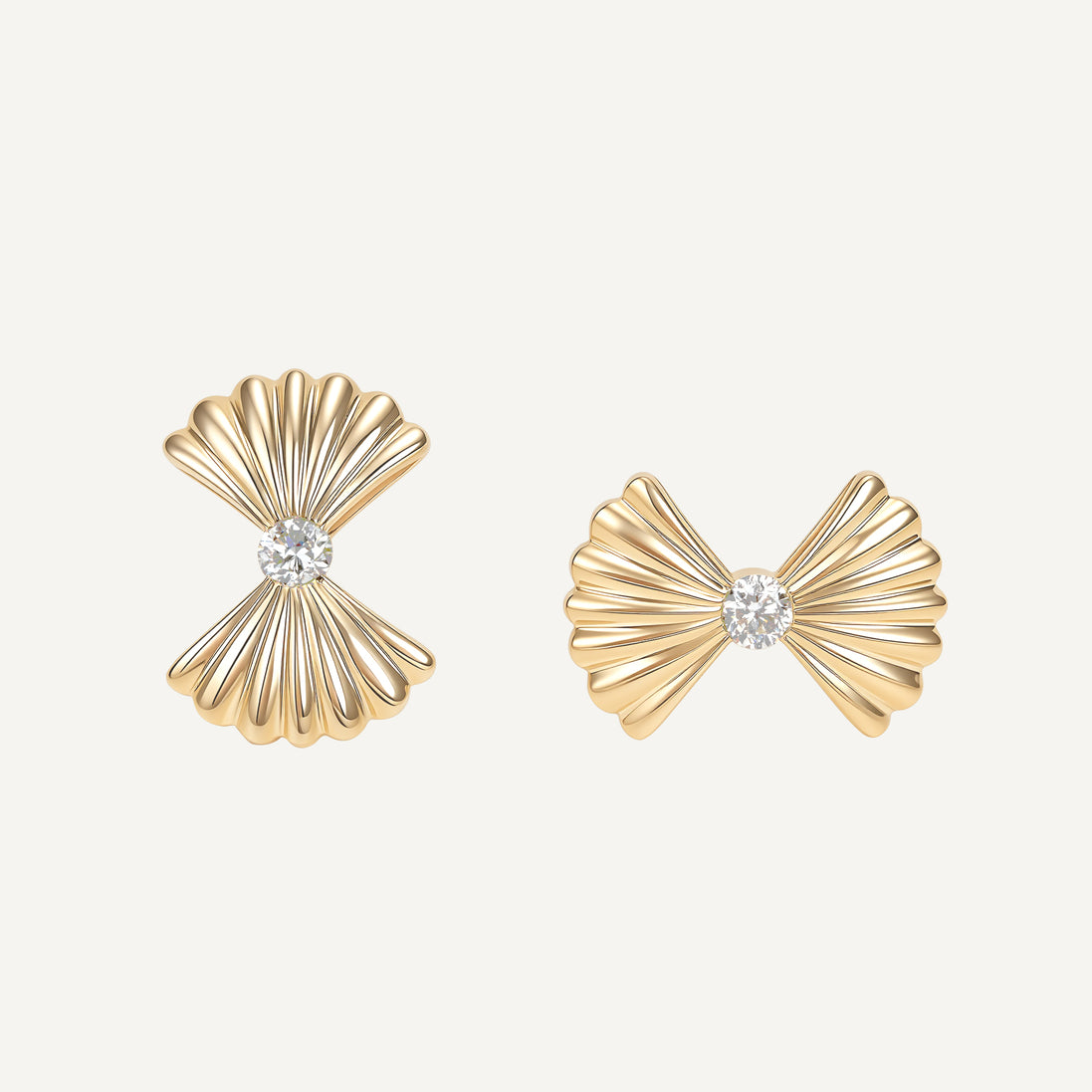 Shelléa Earrings 18K Gold Lab-Grown Diamond