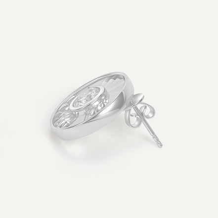 Maréa 18K White Gold Diamond Earrings