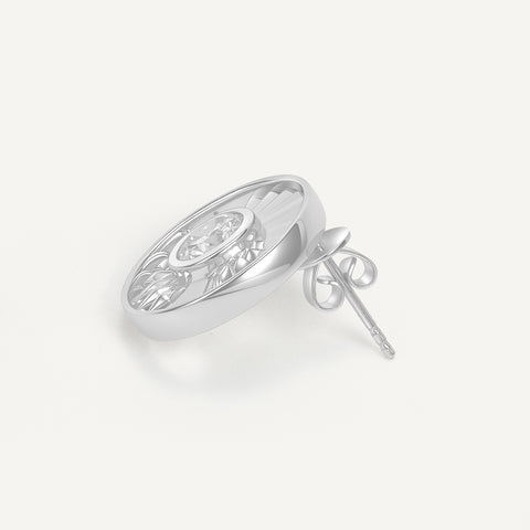 Maréa 18K White Gold Diamond Earrings