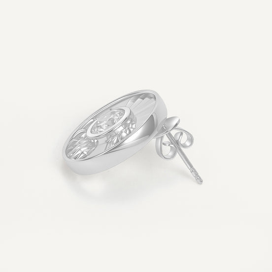 Maréa 18K White Gold Diamond Earrings