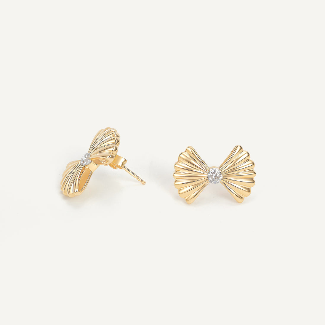 Shelléa Earrings 18K Gold Lab-Grown Diamond