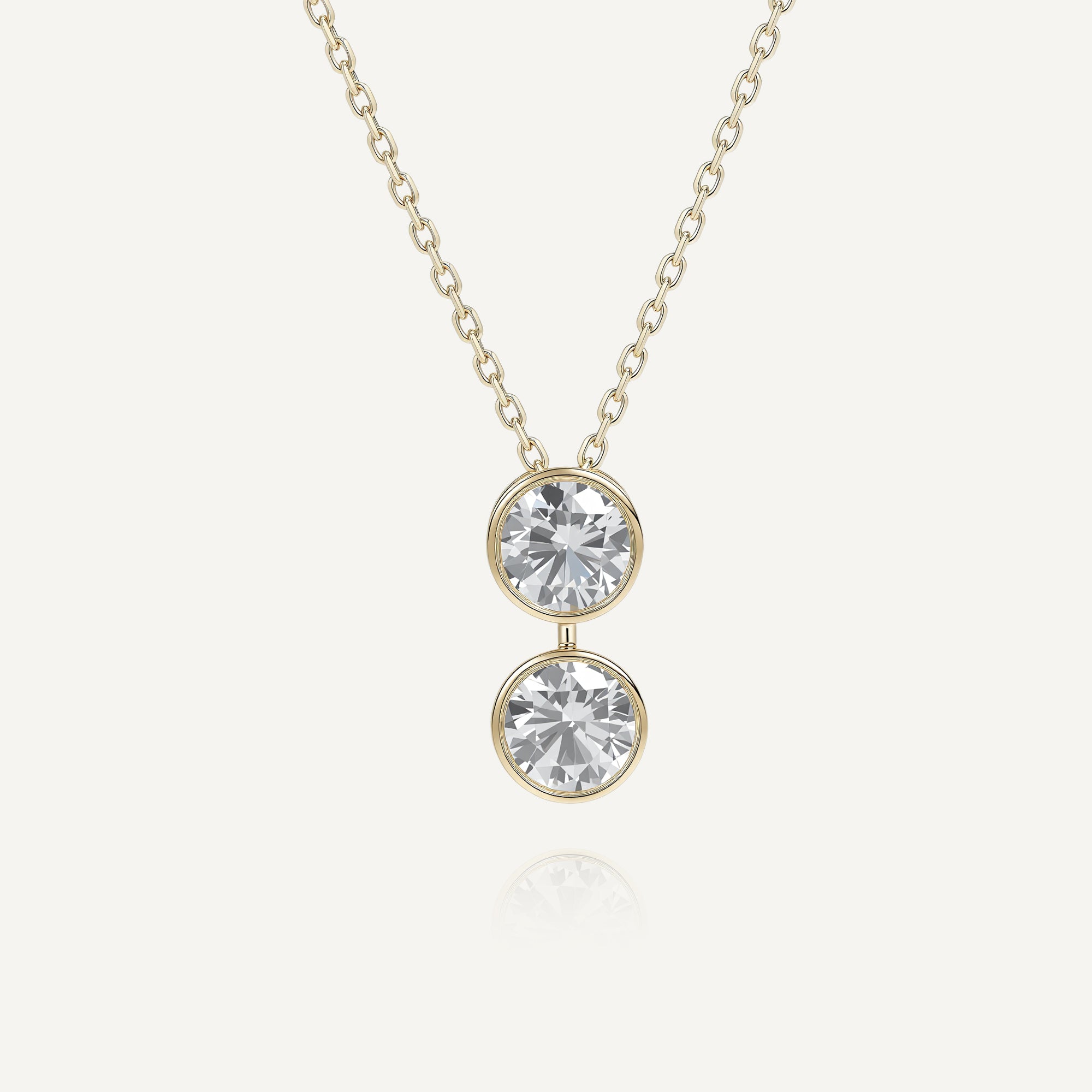 ORBITÉ 18K Gold Diamond Echo Necklace