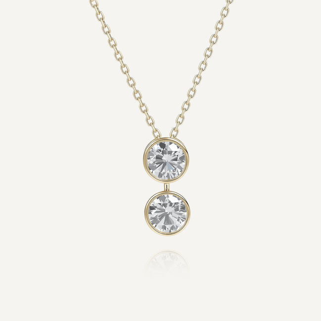 ORBITÉ 18K Gold Diamond Echo Necklace