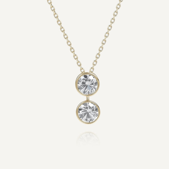ORBITÉ 18K Gold Diamond Echo Necklace