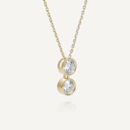 ORBITÉ 18K Gold Diamond Echo Necklace