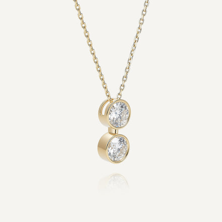 ORBITÉ 18K Gold Diamond Echo Necklace