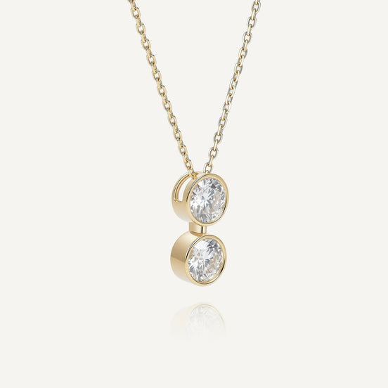 ORBITÉ 18K Gold Diamond Echo Necklace