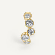 ORBITÉ Geometric Earrings 18K Gold Lab-Grown Diamond