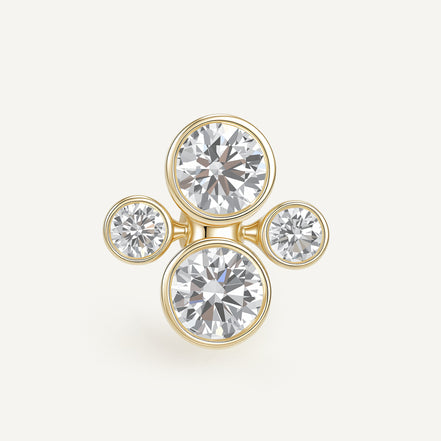 ORBITÉ Poise Earrings 18K Gold Lab-Grown Diamond