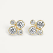 ORBITÉ Poise Earrings 18K Gold Lab-Grown Diamond