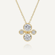 ORBITÉ Poise Necklace 18K Gold Lab-Grown Diamond