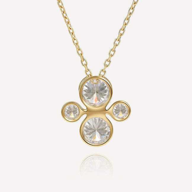 ORBITÉ Poise Necklace 18K Gold Lab-Grown Diamond
