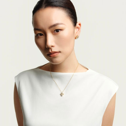 ORBITÉ Poise Earrings 18K Gold Lab-Grown Diamond