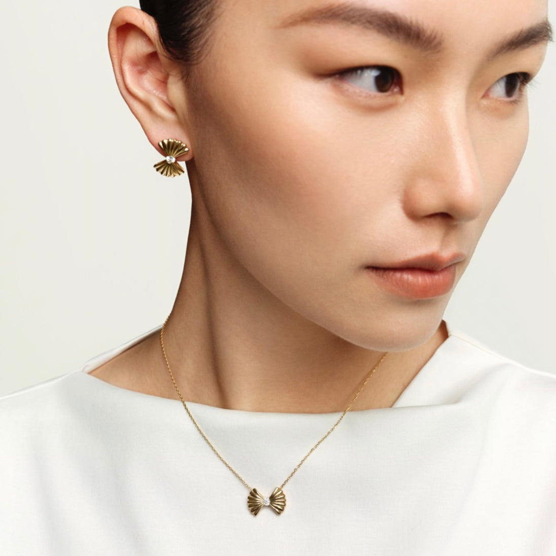 Shelléa Earrings 18K Gold Lab-Grown Diamond